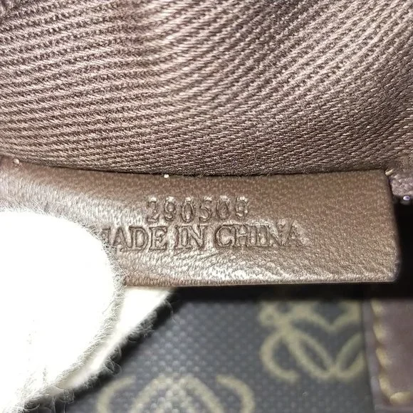 LOEWE Hand Bag Brown PVC 3028283